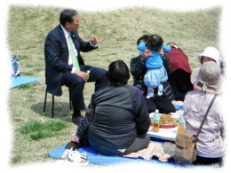 大山新田町内会花見会_6